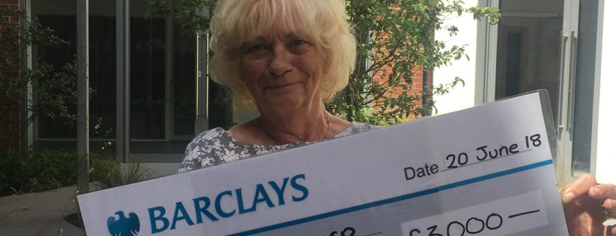 Birthday Raffle Winner - Woking & Sam Beare Hospices